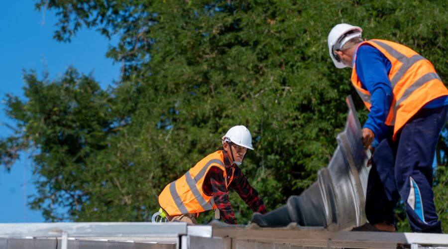 Professional gutter cleaning in New Market, IA